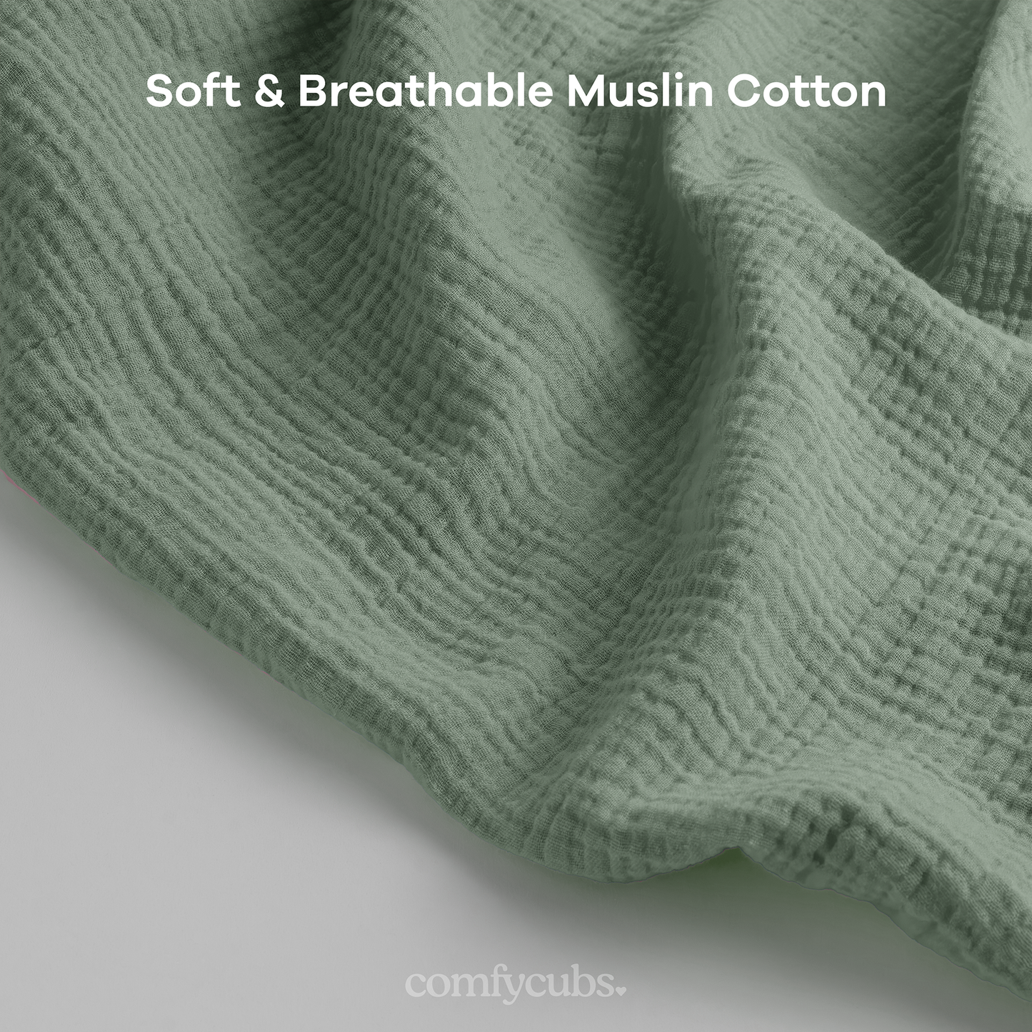 Muslin Nursing Cover in Fern