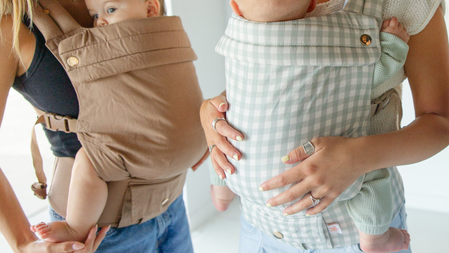 Monroe x Coco Gingham - Cotton Baby Carrier (7-35 lbs)