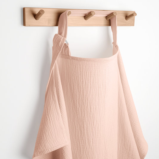 Muslin Nursing Cover in Blush