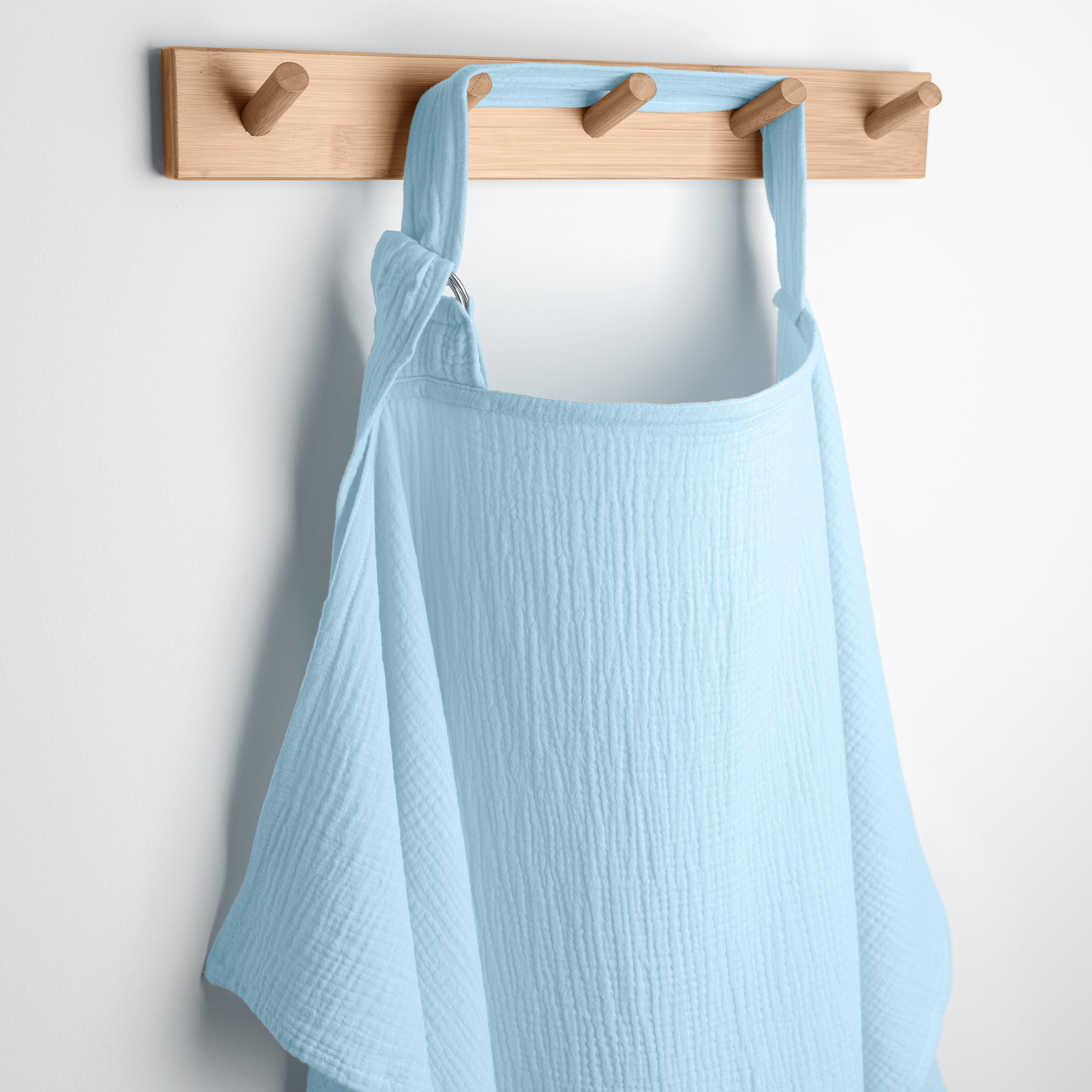 Muslin Nursing Cover in Sky Blue