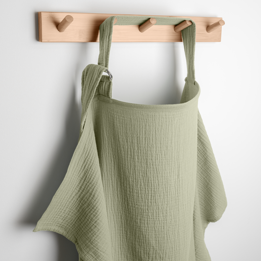 Muslin Nursing Cover  in Sage