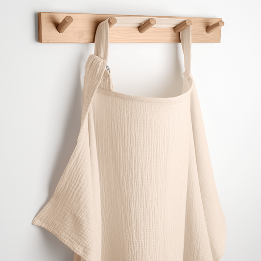 Muslin Nursing Cover in Sand