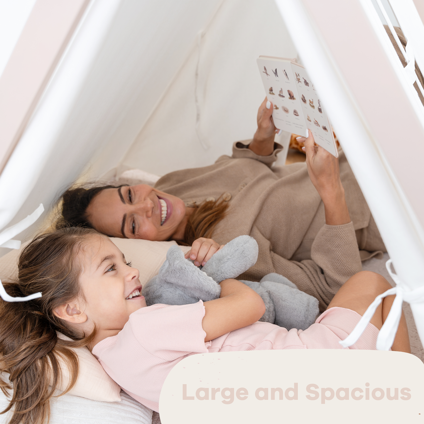 Kids Indoor Play Tent in Blush