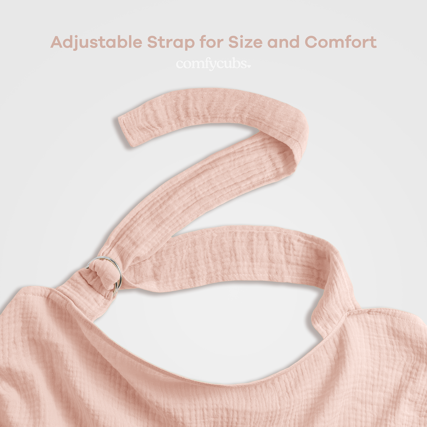 Muslin Nursing Cover in Blush