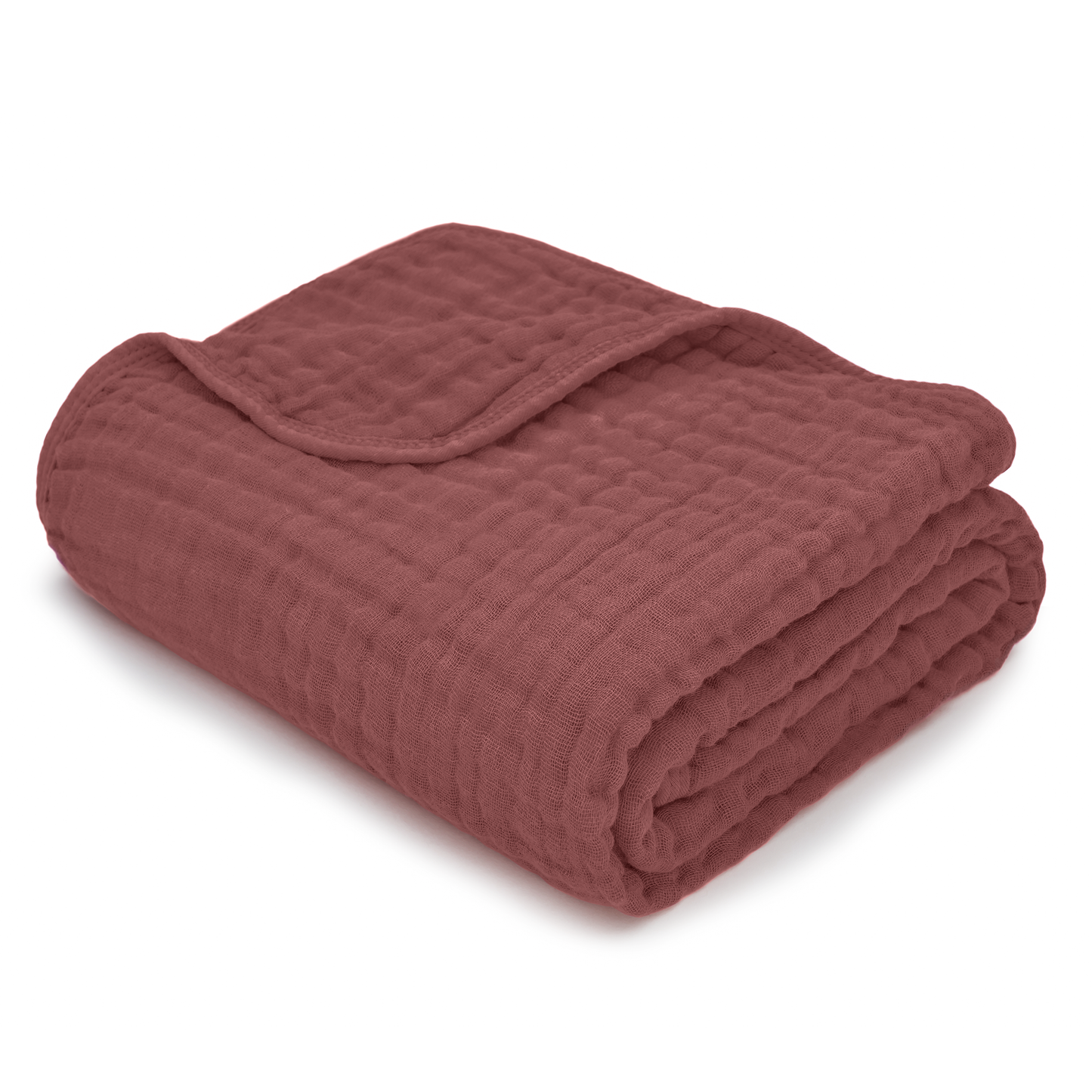 Baby Muslin Blanket in Wine